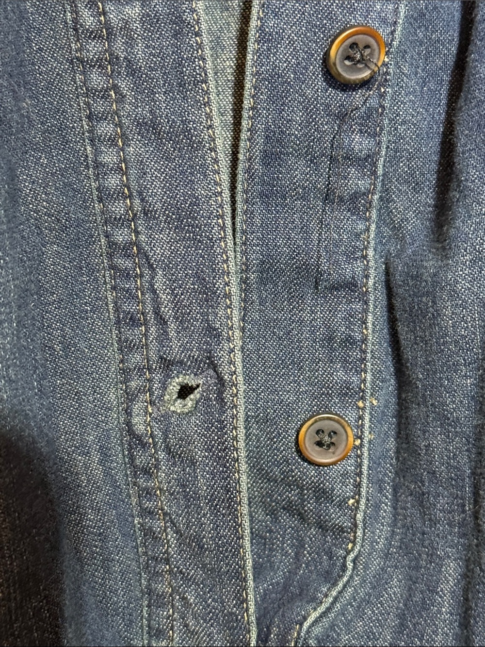 Ralph Lauren Indigo Denim Long-Sleeve Shirt Dress with Tie Waist - Picture 4 of 8